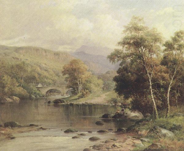 William henry mander On the Mawddach,near Dolgelly (mk37) china oil painting image